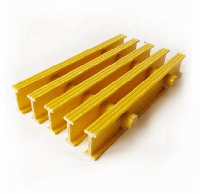 Antiderrapante de alta resistência Pultruded GRP Fiberglass Grating Walkway com serviço de corte