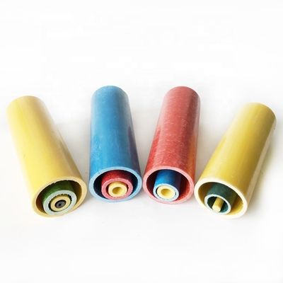 Resistência à superfície lisa FRP Pultrusion Tubos ocos de forma redonda para comprimento personalizado