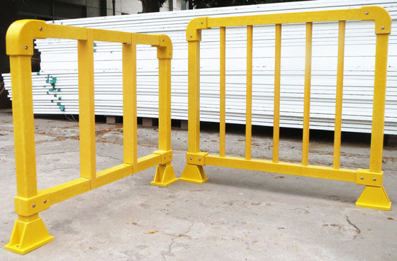 Cercas de grampos de GFRP pultrudados resistentes a produtos químicos, isoladas para máxima proteção