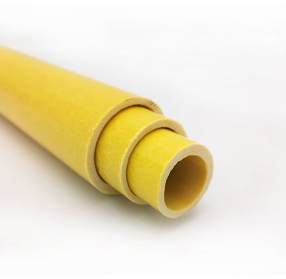 Resistência à superfície lisa FRP Pultrusion Tubos ocos de forma redonda para comprimento personalizado