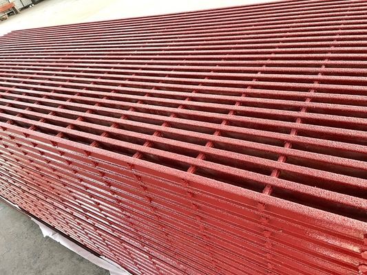 Grelhas de plástico reforçadas de fibra de vidro resistentes a produtos químicos para pisos industriais