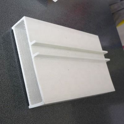 1m a 3m comprimento GRP Fibra de vidro reforçado de plástico Profil de estrutura de janela para industrial