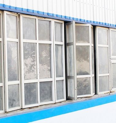 Tela de janela de FRP GRP vertical resistente a altas temperaturas para aplicações industriais