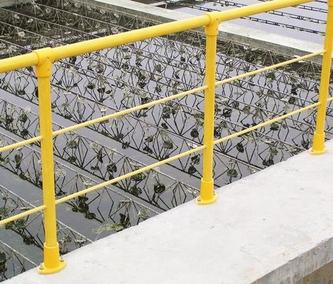 36 mm 50 mm FRP tubo redondo mangueira vedação de segurança de fibra de vidro com área aberta 40%