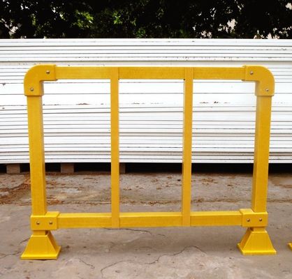 50 mm Fibra de vidro FRP Tubos quadrados de manobra para a instalação de tratamento de águas residuais