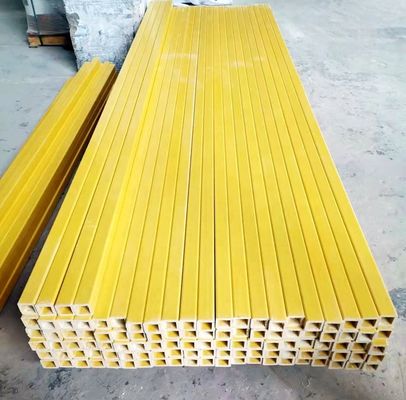 Serviço de corte Profissionais de tubos quadrados de FRP suaves de 16 mm a 50 mm para postes de vedação isolados