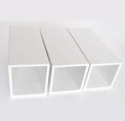 Serviço de corte Profissionais de tubos quadrados de FRP suaves de 16 mm a 50 mm para postes de vedação isolados