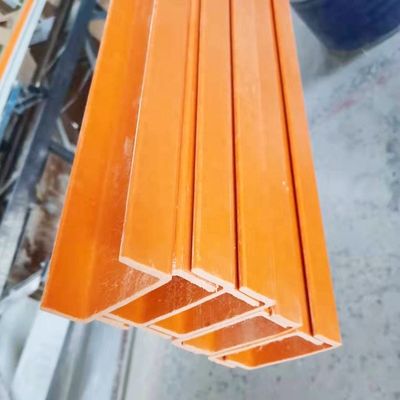 Escadaria isolada GRP FRP Perfis de canal C Resistente à corrosão 1m a 11,6m comprimento