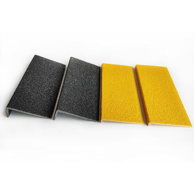 Listas de FRP antiderrapante em cores personalizadas para aplicações de ângulo de plástico ao ar livre