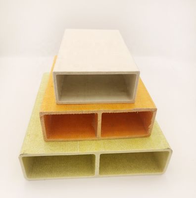 FRP Rectangular Beam Fiberglass Purlin para suportes de painéis de telhado Dimensões personalizáveis