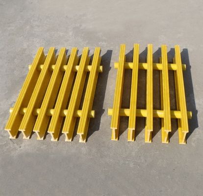 25mm 38mm 50mm 58mm FRP I Bar Grating para passarela Pultruded Técnica Anti-corrosião