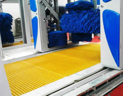 Técnica de moldagem e serviço de corte de grades de FRP resistentes à corrosão para lavagem de automóveis