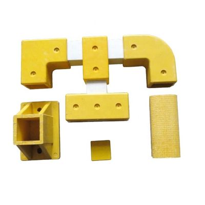 Design personalizado aceita tubos quadrados de fibra de vidro para resistência química