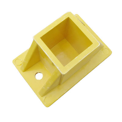 Tubos quadrados de 50 mm pultrudados de ferro fundido com capacidade de corte