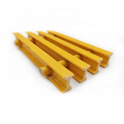 Amostra de tamanhos e cores personalizados aceites Grades de pultração de fibra de vidro FRP de alta resistência