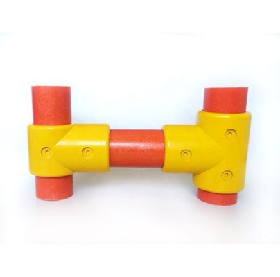 Estilo industrial 50 mm FRP Manilha/Sistema de vedação GRP Manilha Acessórios Grampos T Acessórios Cross Tee