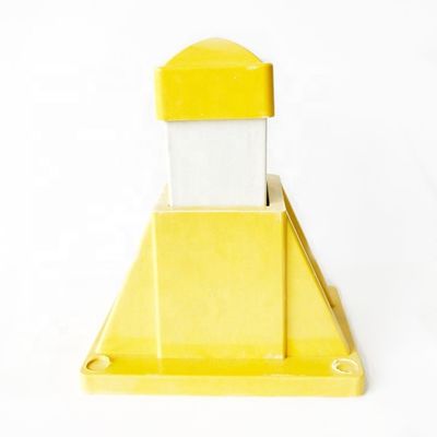 Duração personalizada Resistente a produtos químicos Fibra de vidro durável FRP composto Quadrado Handrail Amostra