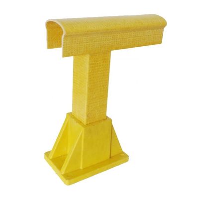 Duração personalizada Resistente a produtos químicos Fibra de vidro durável FRP composto Quadrado Handrail Amostra