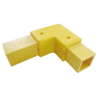 Duração personalizada Resistente a produtos químicos Fibra de vidro durável FRP composto Quadrado Handrail Amostra