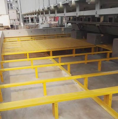 Técnica: vigas de FRP de pultração para suporte de piso de gado processadas por serviço de corte