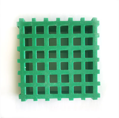 Grelha de fibra de vidro moldada de alta resistência 38x38mm Grelha GRP Frp isolada para marinha
