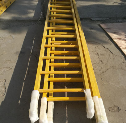 Escalas de isolamento FRP/GRP antiderrapante de comprimento personalizado para campos de energia e produtos químicos
