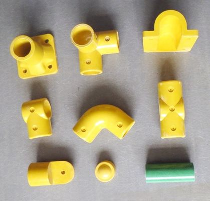 Rebocos redondos/quadrados Acessórios de mangueiras de FRP para design industrial Rebocos de fibra de vidro