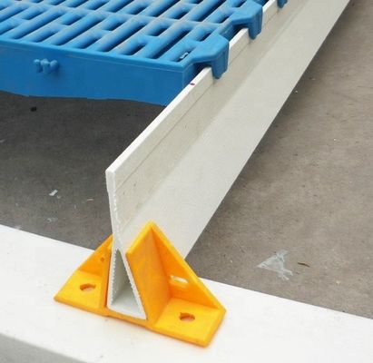 Fibra de vidro GRP FRP Broiler de aves de capoeira Trave de suporte do piso com técnica de pultração