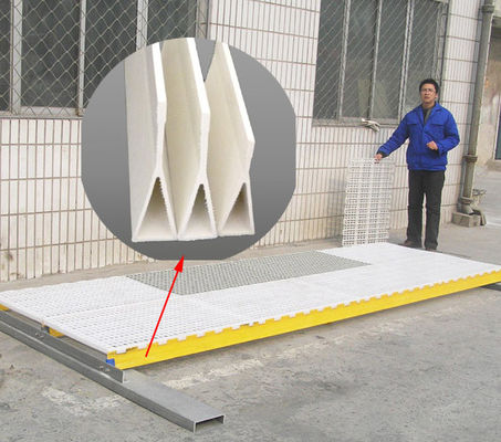 Feixe de fibra de vidro de FRP de larga duração para criação de aves de capoeira com uma superfície lisa de 1 m a 11,6 m de comprimento