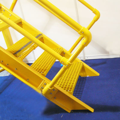 Manobras de escada de FRP GRP para escadas de escada de escada em estilo de design industrial