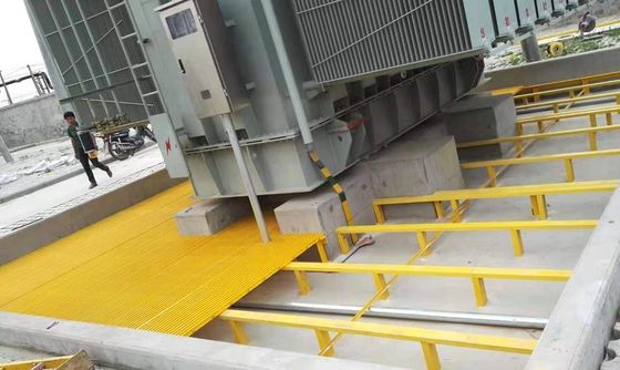 Grelhas de fibra de vidro de GRP para coberturas de deck/cercas/barrancos de trincheiras de navios de alta resistência em FRP