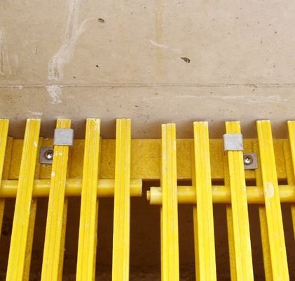 40% 80% FRP Pultruded Fiberglass Grating com ampla gama de aplicações