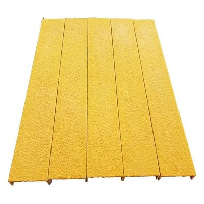 Comprimento de 1m a 11,6m Trampolim de escada de fibra de vidro personalizado com FRP resistente ao deslizamento de alta resistência