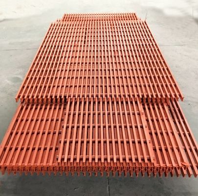 Long Life Life Pultruded FRP Dock Grating Walkway com 40% de área aberta e corte