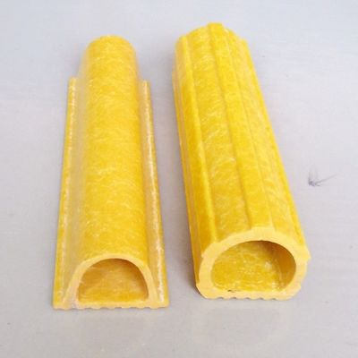 Tubos isolados de escada em forma de D com superfície lisa e fibra de vidro de alta resistência