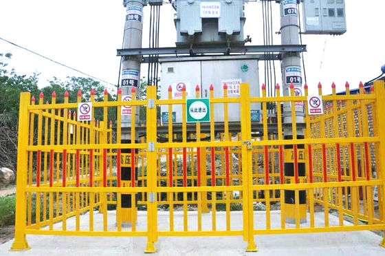 Subestação de transformadores Barreira de isolamento elétrico Material FRP com técnica de pultruração