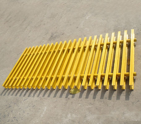 Cortar grades de drenagem de plástico de fibra de vidro GFRP de alta resistência para resistência à corrosão