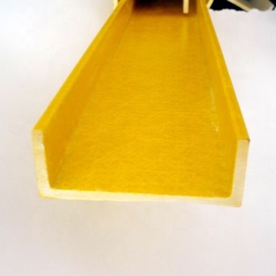 Como Requisito Anticorrosivo GRP FRP Canal Seção Fibra de vidro C Forma de Canal