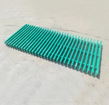 Grelhas de piso de fibra de vidro de FRP pultrudadas de 25 mm e 38 mm para passeios de piso