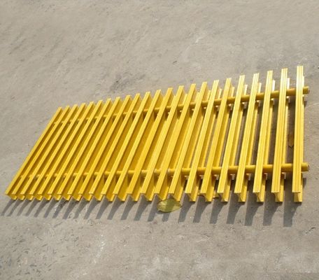 Grelhas de piso de fibra de vidro de FRP pultrudadas de 25 mm e 38 mm para passeios de piso