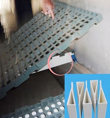Feixe de suporte composto de fibra de vidro FRP de 120 mm liso para o projeto de piso de caixa de criação de porcos