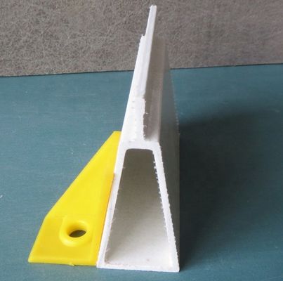Feixe de suporte composto de fibra de vidro FRP de 120 mm liso para o projeto de piso de caixa de criação de porcos