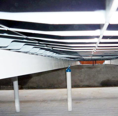 Feixe de suporte composto de fibra de vidro FRP de 120 mm liso para o projeto de piso de caixa de criação de porcos