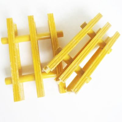 Grelhas de fibra de vidro FRP de maior resistência com comprimento personalizado de 25 mm a 65 mm
