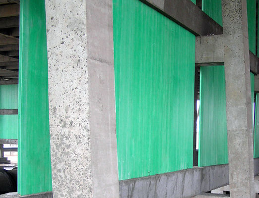 Cortar barreiras industriais de parede FRP painel de parede de barreira de vento para parede à prova de som