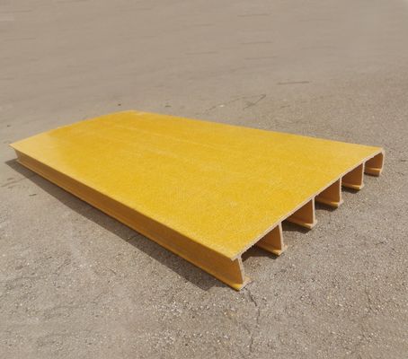 Decking de fibra de vidro composto de FRP pultrudado torre de plancha e resfriamento GRP Roof Walkway