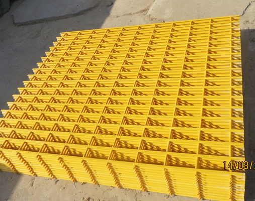 FRP torre de refrigeração suporte de enchimento grades de fibra de vidro suporte com técnica pultrudada