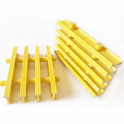 Cobertura de calçada de grade de fibra de vidro de alta resistência para resistência ao deslizamento e cores personalizadas