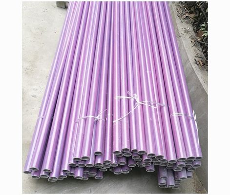 Tubo redondo liso de fibra de vidro FRP Tubo/pólos GFRP Profil para necessidades de corte personalizadas