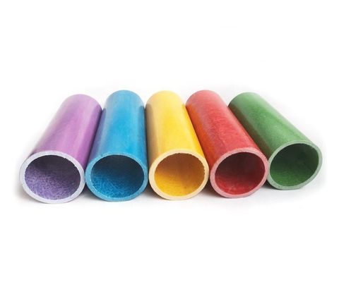 Tubos de fibra de vidro para estruturas isoladas e resistentes à corrosão